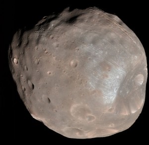Księżyc Fobos ŹródłoESA 2.jpg