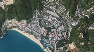 Plaża Damelsha w Shenzhen w Chinach. Zdjęcie zostało wykonane przez Skysat-1.jpg