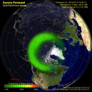 Prognozowane występowanie zorzy polarnej na półkuli północnej.jpg