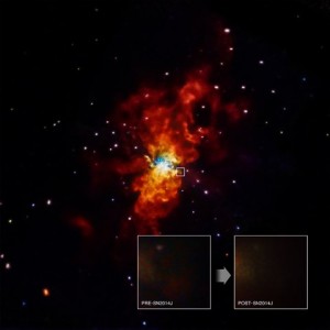 Zdjęcie M82 wykonane teleskopem Chandra.jpg