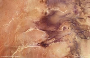 Satelitarny obraz kanionów Kasei Valle na Marsie.jpg