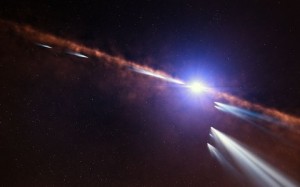 Artystyczna wizja komet w układzie Beta Pictoris..jpg