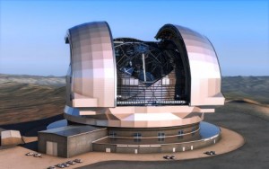 Artystyczna wizja 39-metrowego teleskopu E-ELT..jpg