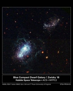 I ZW 18 galaktyka, która odkrywa historię Wszechświata.jpg