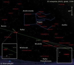 Mapka pokazuje położenie Urana i Neptuna w drugim tygodniu sierpnia 2015 roku.jpg