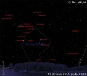 Animacja pokazuje położenie Jowisza i komety.jpg