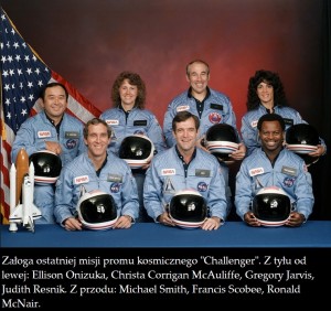 Załoga ostatniej misji promu kosmicznego Challenger.jpg