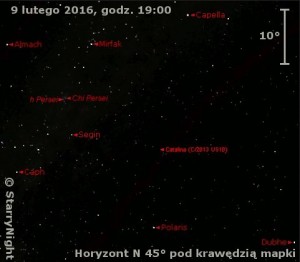 Animacja pokazuje położenie komety C2013 US10 (Catalina) w drugim tygodniu lutego 2016 roku.jpg