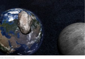 Bliski przelot asteroidy w pobliżu Ziemi.jpg
