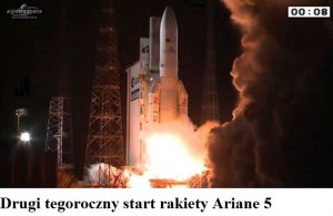 Drugi tegoroczny start rakiety Ariane 5.jpg