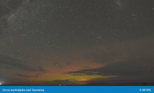 Aurora australis na tle Drogi Mlecznej. Niezwykłe widowisko w Tasmanii.jpg