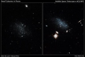 Hubble odkrywa parę galaktyk pochodzącą z kosmicznego pustkowia.jpg