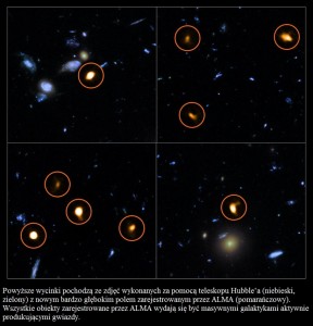 ALMA zagląda w Ultragłębokie Pole Hubble2.jpg