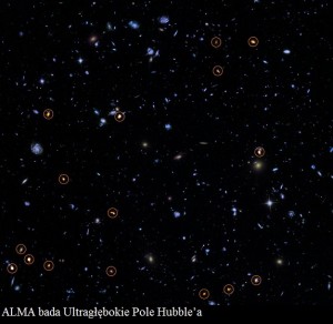 ALMA zagląda w Ultragłębokie Pole Hubble.jpg