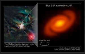 ALMA dostrzegła ramiona spiralne w dysku protoplanetarnym wokół Elias 2-27 2.jpg