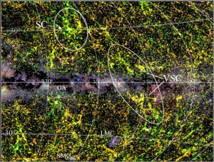 Dostrzeżono supergromadę galaktyk schowaną za Drogą Mleczną.jpg