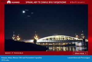 Magiczne chwile w Poznaniu. Księżyc, Mars, Wenus i przelot ISS2.jpg