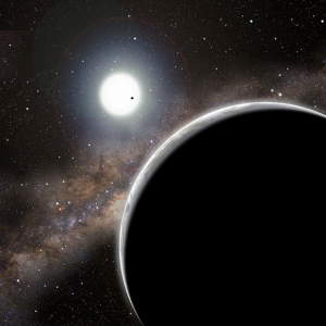 Artystyczna wizja układu planetarnego Kepler-19..png