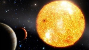 Artystyczna wizja gwiazdy HIP 11952 i jej dwóch egzoplanet. Dane NASA..jpg