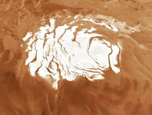 Czapa suchego lodu na biegunie Marsa.jpg